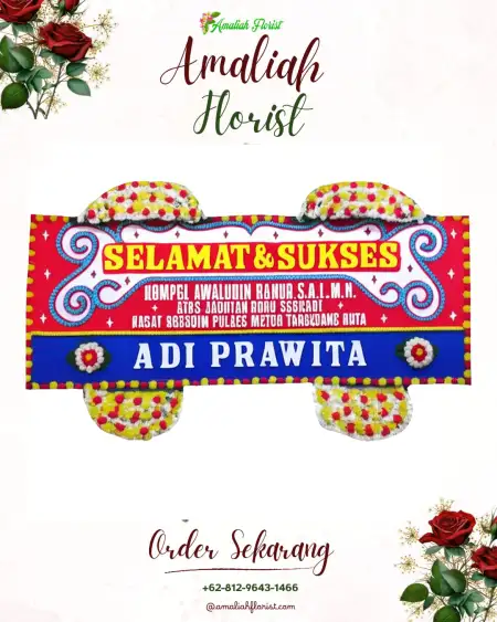Papan Bunga Ucapan Selamat Selodakon